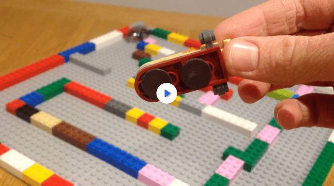 1st grade - lego magnet maze